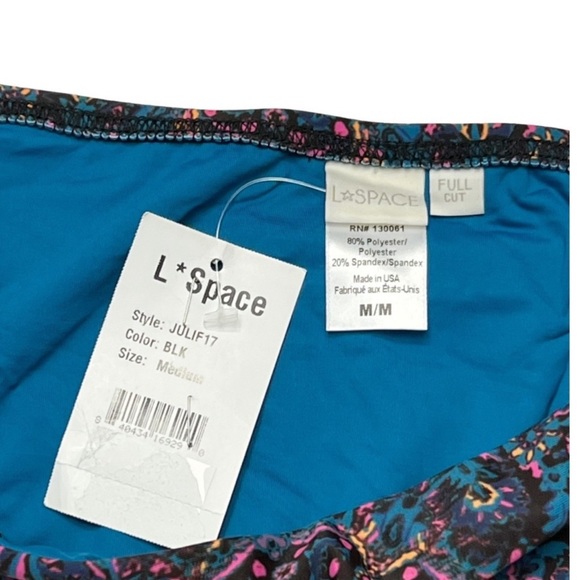L*Space Lily Julitta Side Tie Bikini Bottoms Size Medium - Picture 4 of 6